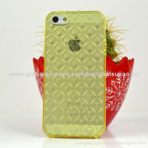 High transparent silk type TPU case for iPhone